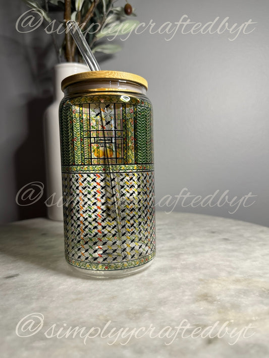 Yaffa Iced Beverage Tumbler Clear Cup