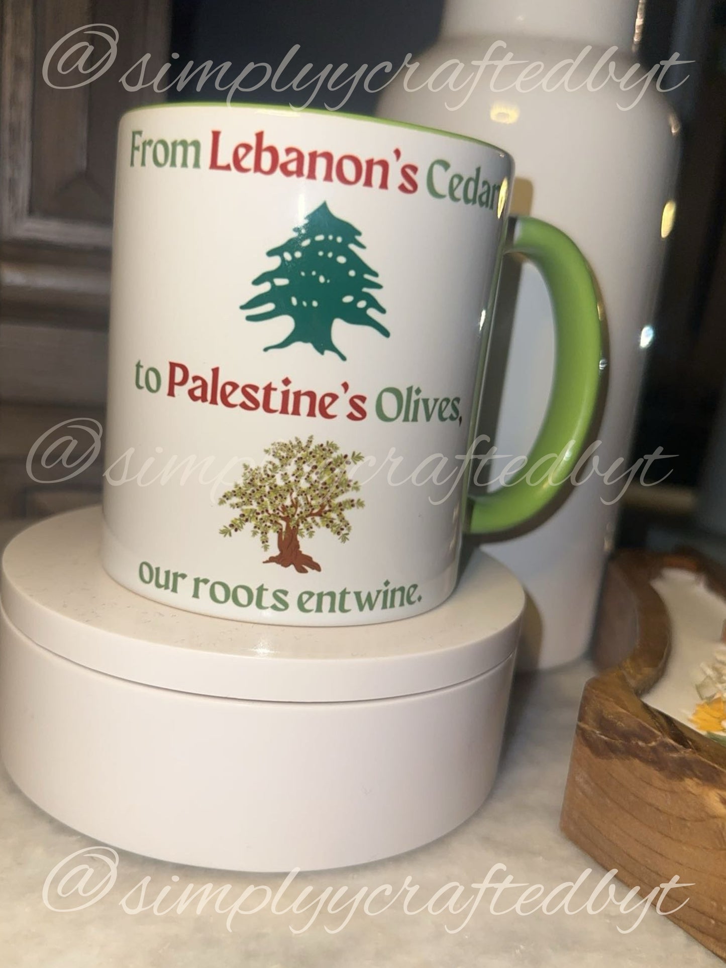 Palestine and Lebanon Mug